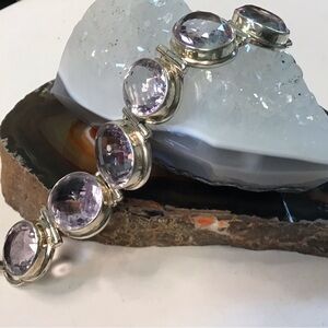 Sterling Amethyst Bracelet